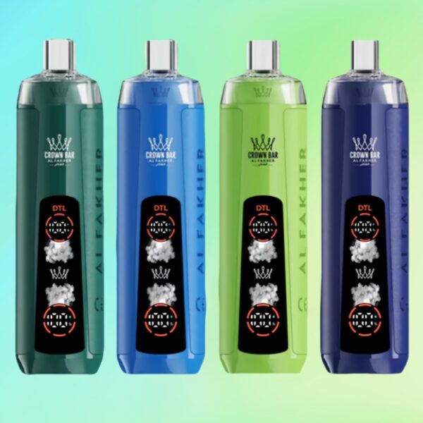 elfbar elfa master akku Al Fakher Crystal 9000 Puffs Crown Bar Disposable Vape main image 1